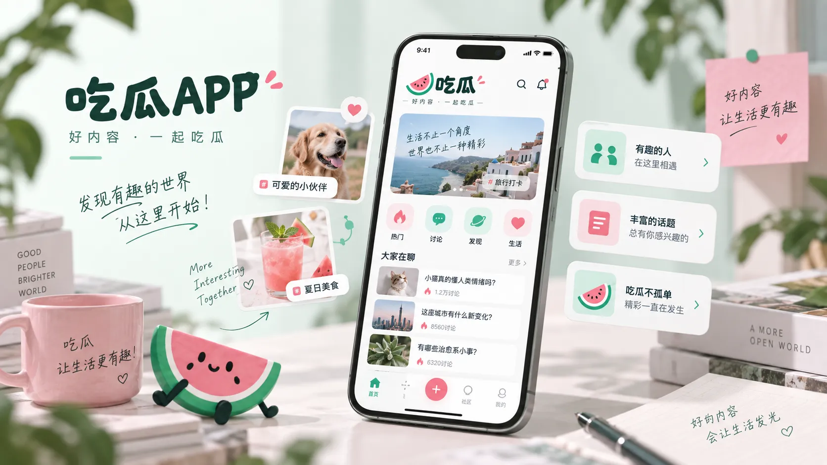 吃瓜网移动端内容浏览示意